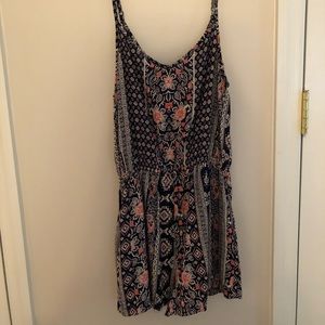 Printed romper